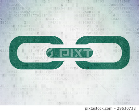 Web development concept: Link on Digital Data 29630738