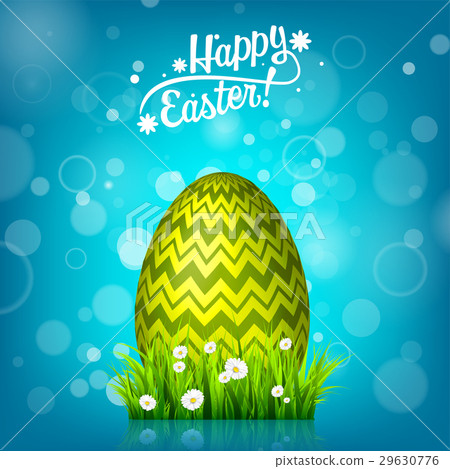 Easter egg hunt. Blue background. April holidays Easter egg hunt. Blue background. April holidays 29630776