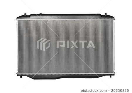 Front view of the new auto radiator Front view of the new auto radiator 29630826