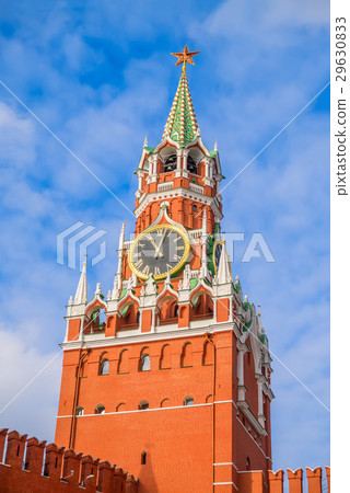 The Spasskaya Tower of the Moscow Kremlin The Spasskaya Tower of the Moscow Kremlin 29630833