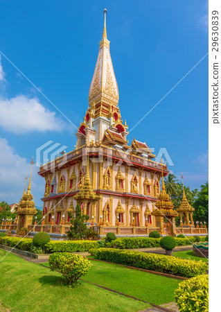 Wat Chalong Temple on Phuket island, Thailan Wat Chalong Temple on Phuket island, Thailan 29630839