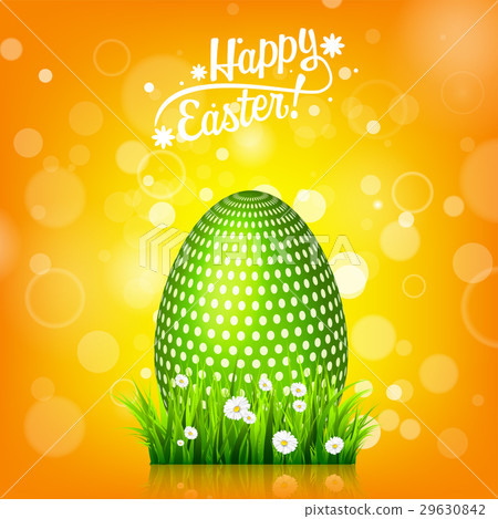 Easter egg hunt. Orange, yellow background. April Easter egg hunt. Orange, yellow background. April 29630842