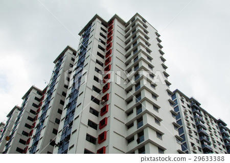 High-rise buildings and blue sky 29633388