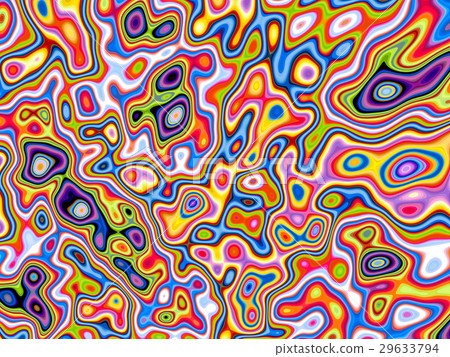 Gnarled fractal background - abstract digitally 29633794