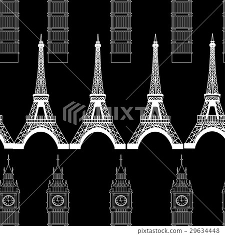 Big Ben and Eiffel Tower Big Ben and Eiffel Tower 29634448