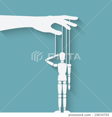 hand with puppet hand with puppet 29634705
