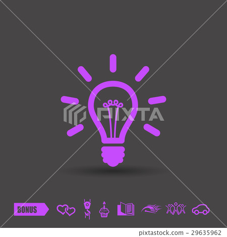 Pictograph of light bulb 29635962
