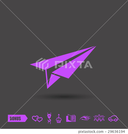 Pictograph of airplane Pictograph of airplane 29636194