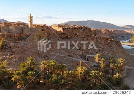 Trit town near Tata, Oued Tissint, Morocco 29636243