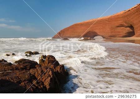 Red arch beach Legzira, Souss-Massa Draa, Morocco Red arch beach Legzira, Souss-Massa Draa, Morocco 29636275