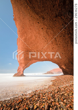 Red arch beach Legzira, Souss-Massa Draa, Morocco 29636278