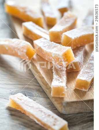 Heap of organic turkish delight 29636573