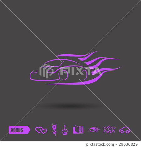 Pictograph of car Pictograph of car 29636829