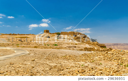 View on ruins of Masada fortress - Judaean Desert 29636931