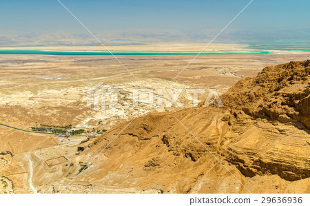 Aerial view of the Dead Sea in Israel 29636936