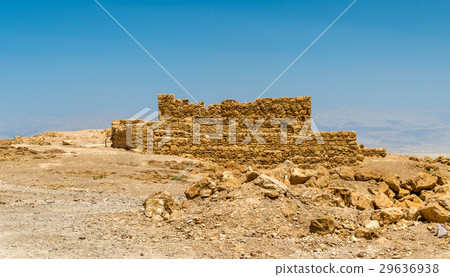 View on ruins of Masada fortress - Judaean Desert 29636938