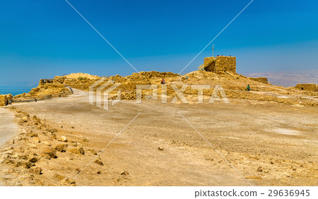 View on ruins of Masada fortress - Judaean Desert 29636945