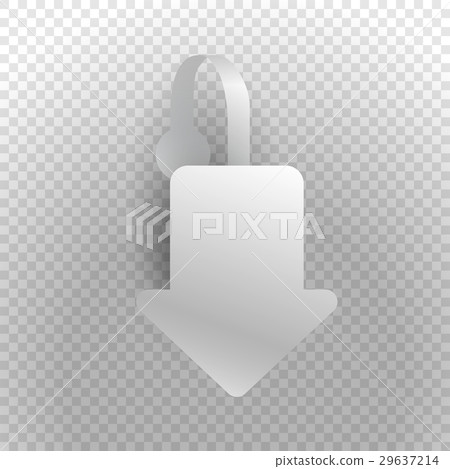 Shelf wobbler discount label isolated on Shelf wobbler discount label isolated on 29637214