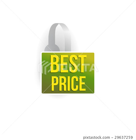 Vector wobbler mockup with transparent strip and 29637259