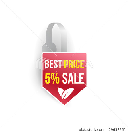 Vector wobbler mockup with transparent strip and 29637261