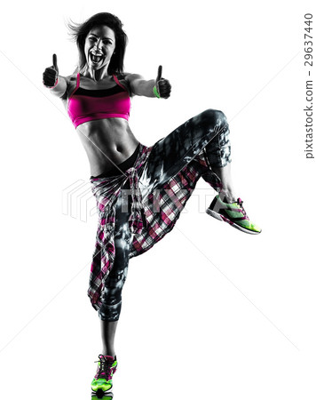 woman zumba fitness exercises dancer dancing woman zumba fitness exercises dancer dancing 29637440