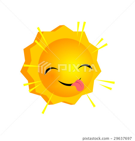 Emotional faces sunny emoji show tongue Emotional faces sunny emoji show tongue 29637697