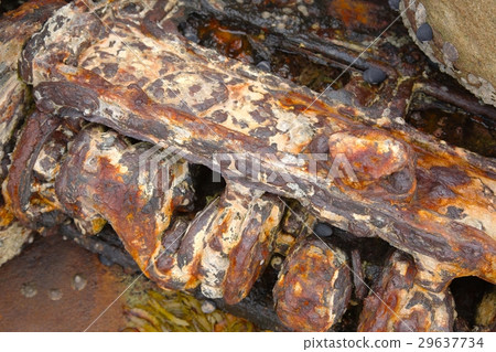 Rusty engine block 29637734