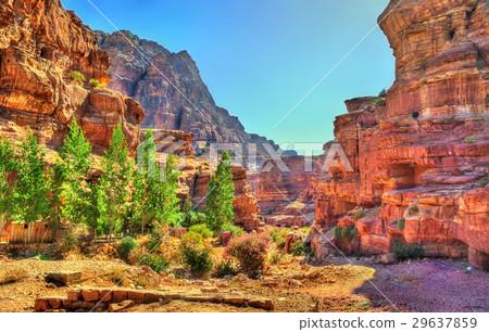 Wadi Jeihoon, the path to the Monastery El Deir in 29637859