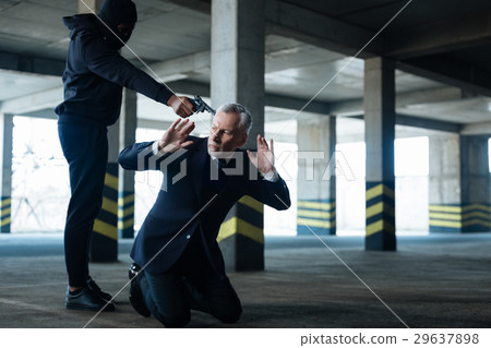 Aggressive dangerous criminal abducting a 29637898