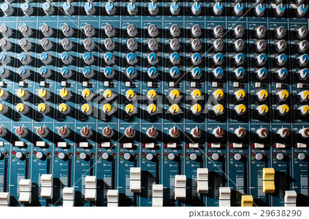 Professional Audio dj mixer console, sound tools Professional Audio dj mixer console, sound tools 29638290
