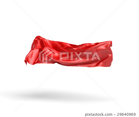 3d rendering of a red cloth draped over an 3d rendering of a red cloth draped over an 29640969