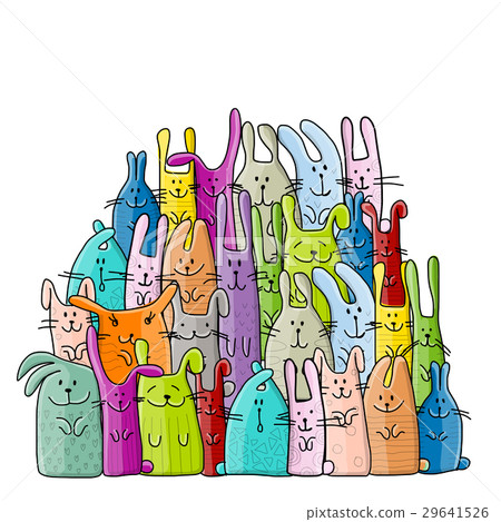 Big rabbits family for your design 29641526