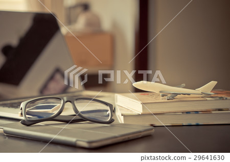 Business air travel concepts still life.  29641630