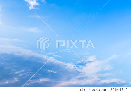 White fluffy clouds in the blue sky White fluffy clouds in the blue sky 29641741