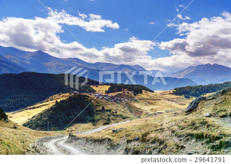 View on Mountains. Tusheti Nature Reserve. Georgia 29641791