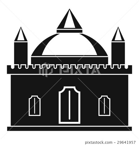 Royal castle icon, simple style Royal castle icon, simple style 29641957