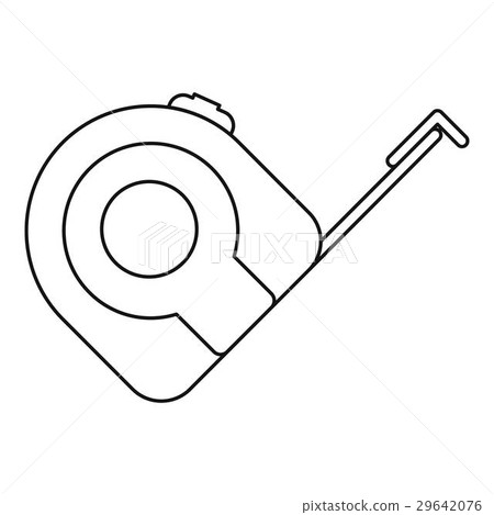 Tape measure icon, outline style - Stock Illustration [29642076] - PIXTA