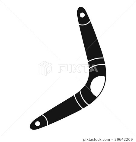 Boomerang icon, simple style 29642209