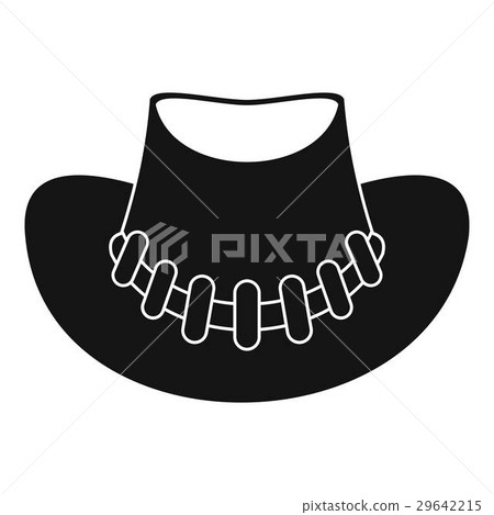 Cowboy hat icon, simple style Cowboy hat icon, simple style 29642215