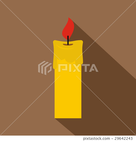 Candle icon, flat style Candle icon, flat style 29642243