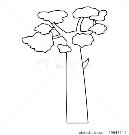 Baobab icon, outline style Baobab icon, outline style 29642244