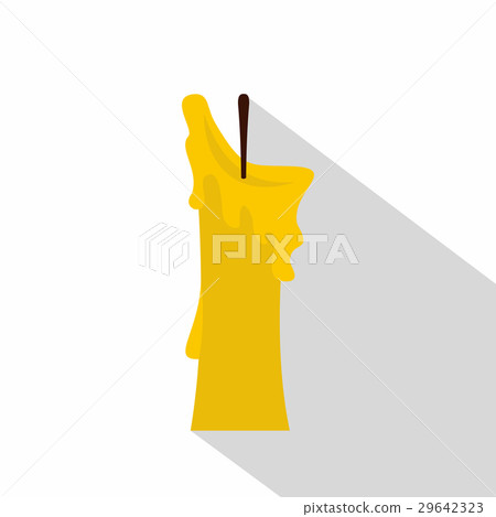 Little candle icon, flat style 29642323