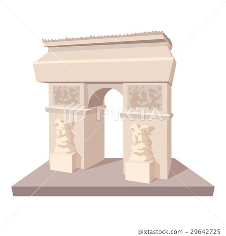 Triumphal arch icon, cartoon style Triumphal arch icon, cartoon style 29642725