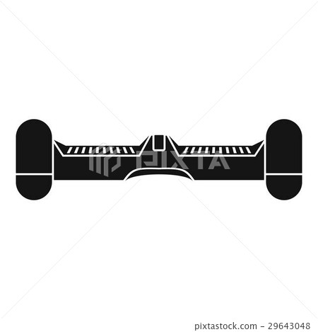 Dual wheel self balancing electric skateboard icon Dual wheel self balancing electric skateboard icon 29643048