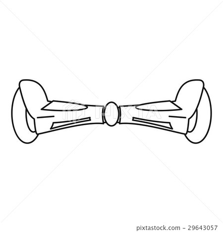 Hoverboard icon, outline style Hoverboard icon, outline style 29643057