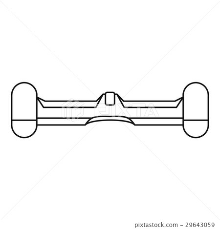 Smart scooter icon, outline style Smart scooter icon, outline style 29643059