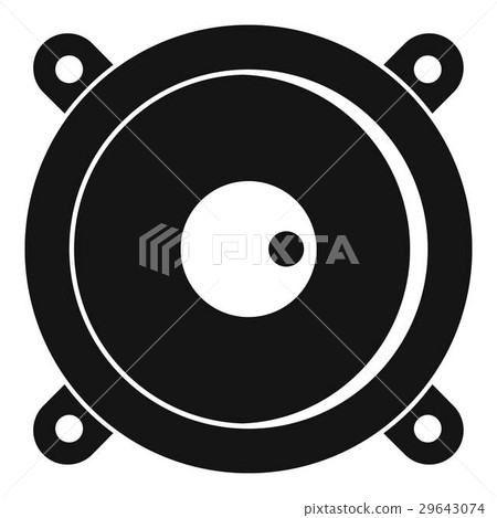 Audio speaker icon, simple style 29643074