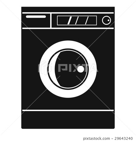 Washing machine icon, simple style Washing machine icon, simple style 29643240