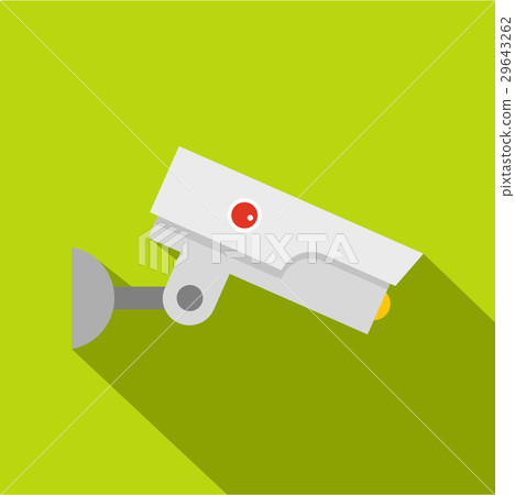 Security camera icon, flat style Security camera icon, flat style 29643262