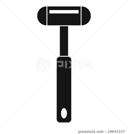 Reflex hammer icon, simple style 29643337